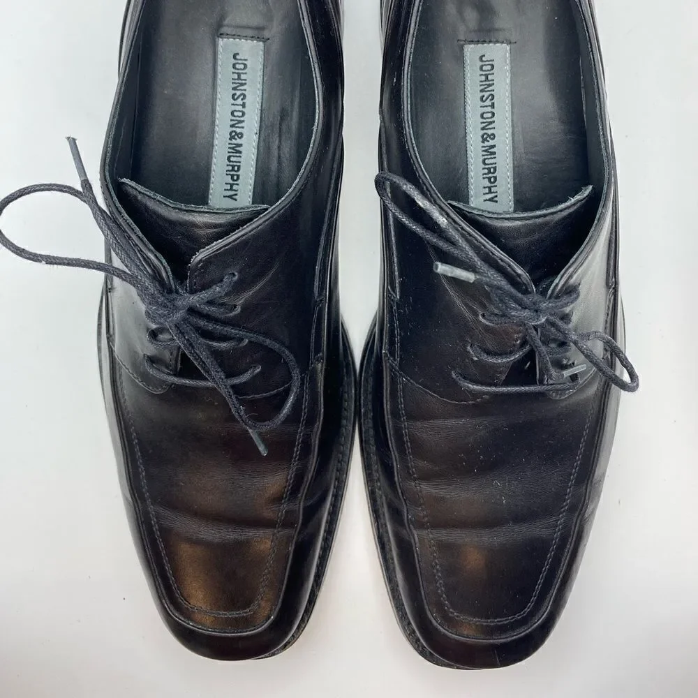 Johnston and Murphy Black lace Oxford